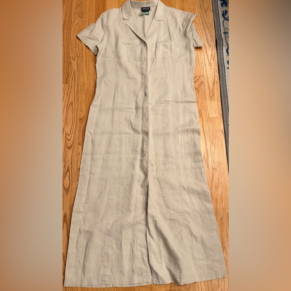 New York & Company Dresses & Skirts - New York & Company Light Tan Maxi Dress